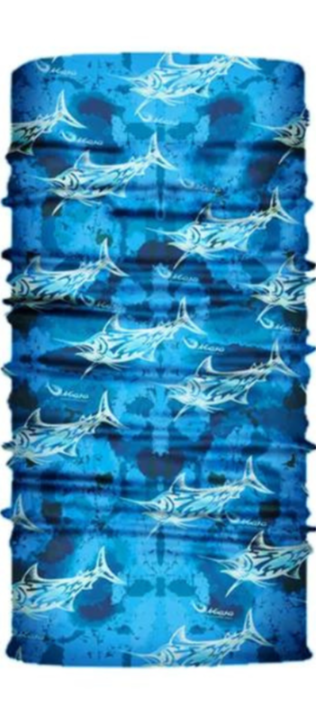 Multi Blue Marlin Neck Gaiter