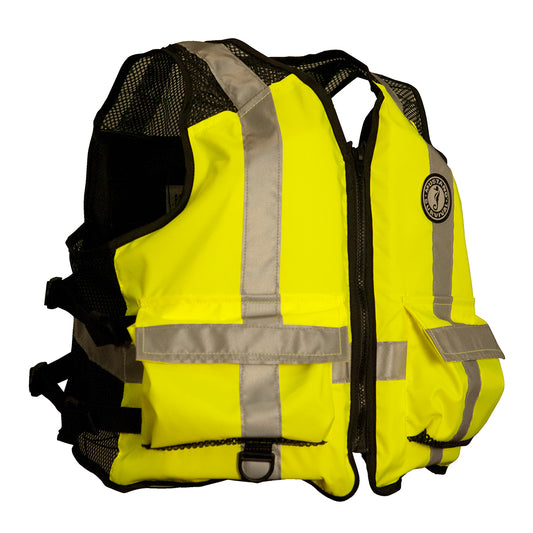 Mustang High Visibility Industrial Mesh Vest